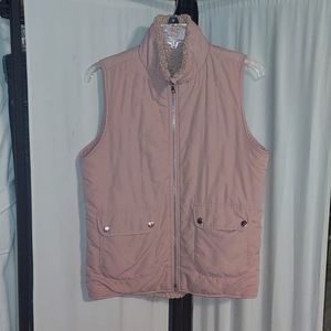 entro - reversible sherpa vest